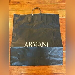 Armani shopping bag